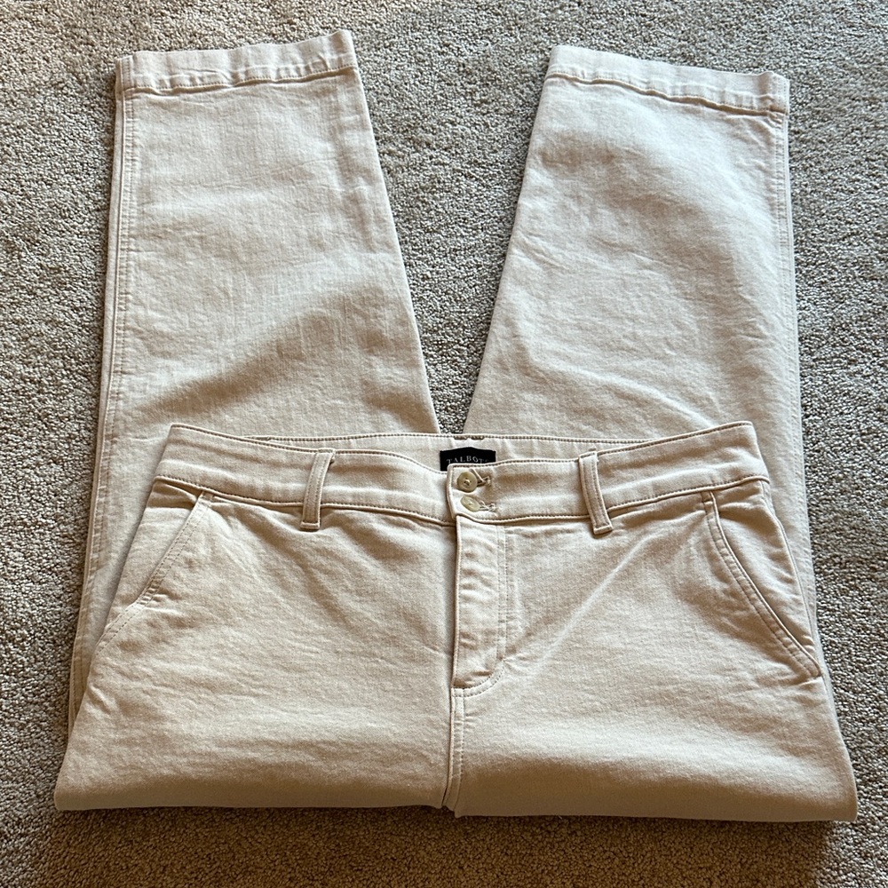 Talbots straight ankle jeans